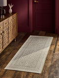 Washable leopard print runner rug, UK version