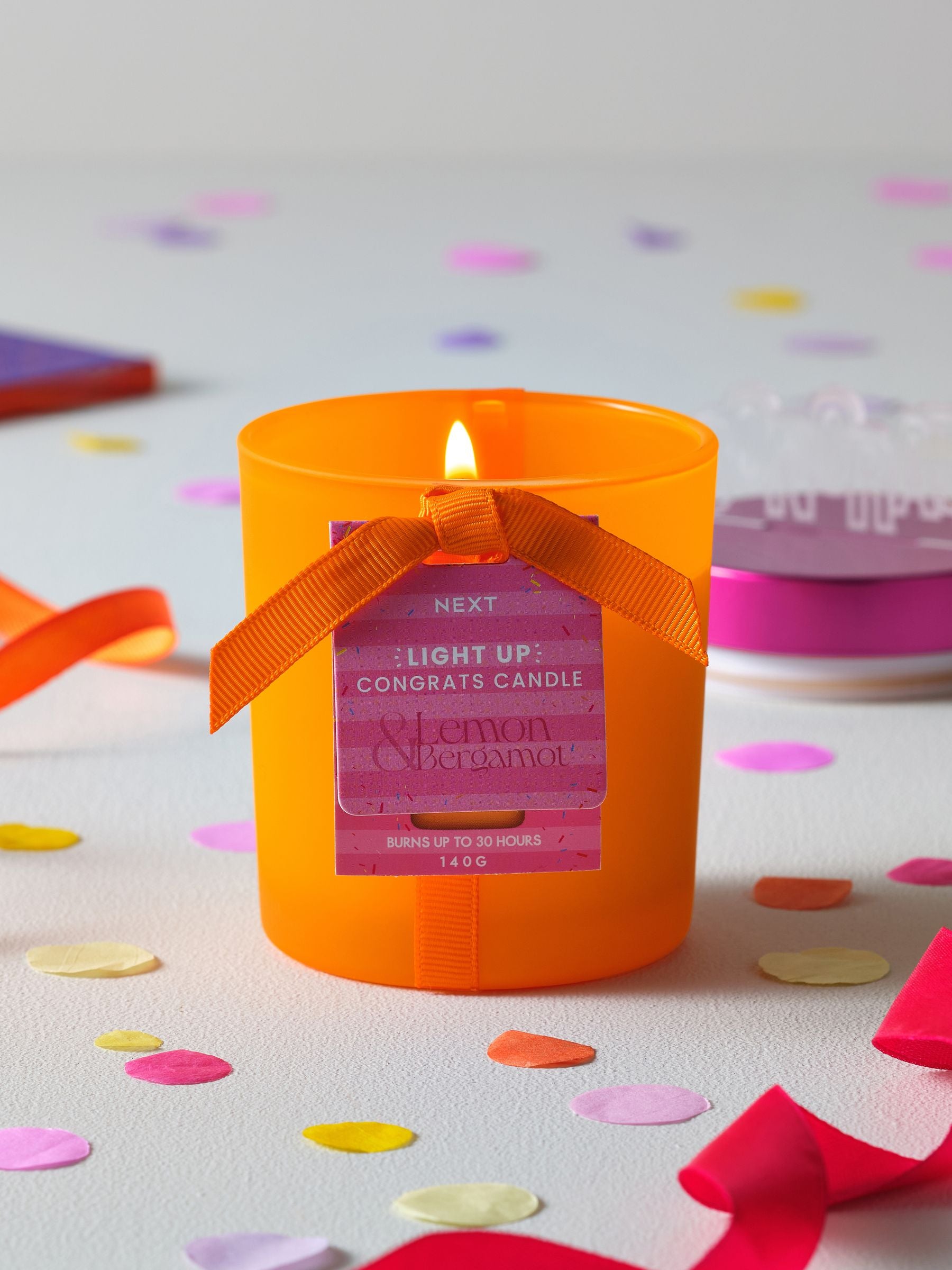 Candle Lemon Bergamot Orange Congrats Light Up (British brand)