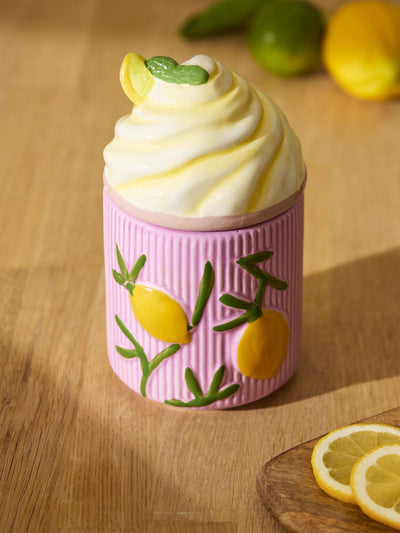 Next Lemon Sorbet Scented Jar Candle- Buy online at McGrocer
