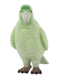 Present Time soft green bird storage jar (British brand)