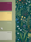 Graham & Brown Blue Oshibana A4 wallpaper sample - British product
