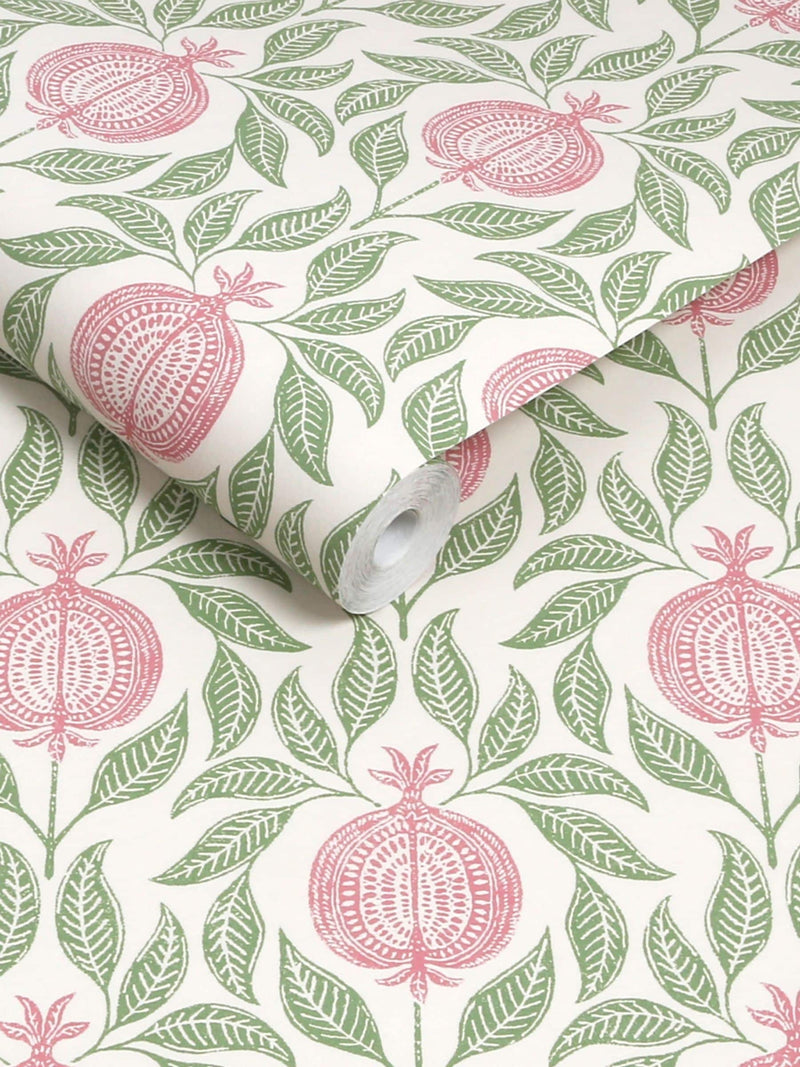 Graham & Brown Apple of Grenada wallpaper A4 sample, imported from UK