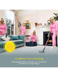 Swan pink cordless stick vacuum, UK version