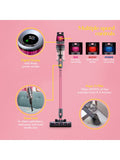 Swan pink cordless stick vacuum, UK version