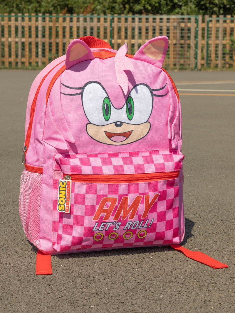 Vanilla Underground Sonic Amy backpack pink 3D kids (British brand)