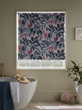 Blackout leaf print roller blind, UK version