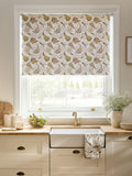 Apples and pears print blackout roller blind (British brand)