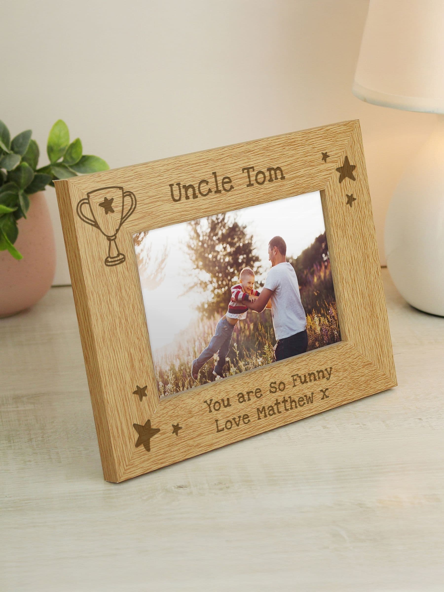 Simply The Best personalised 6x4 photo frame, UK version