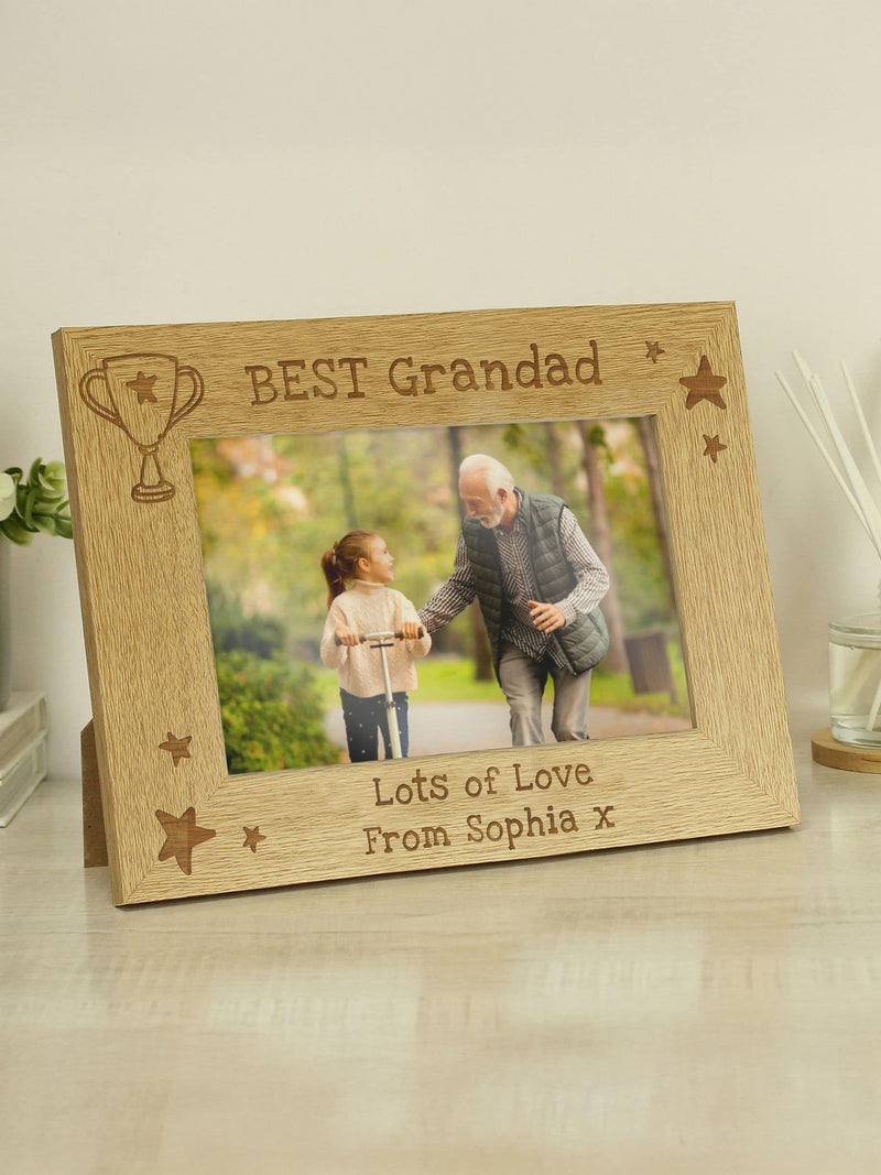 Simply The Best personalised 6x4 photo frame, UK version