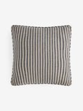 Blue Chenille Thin Stripe Cushion 50x50cm - British product