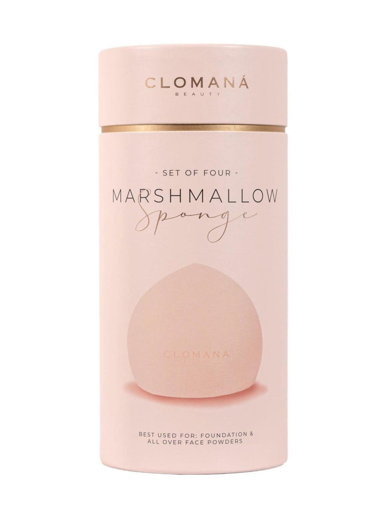 CLOMANÁ Beauty marshmallow makeup sponge set of four - British product