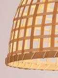 Searchlight Natural Phuket wood ceiling light small, imported from the UK