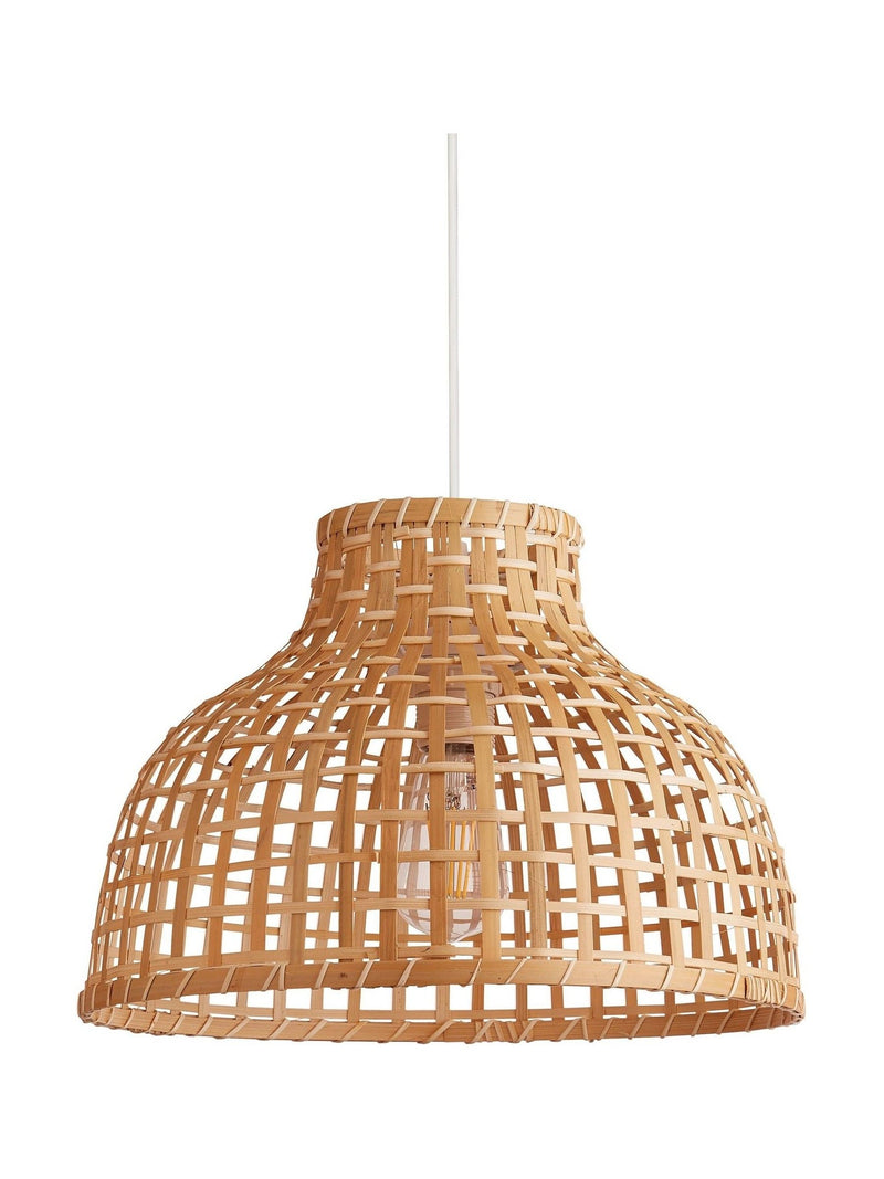 Searchlight Natural Phuket wood ceiling light small, imported from the UK