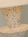 Searchlight Multi Morgan sculptural table lamp with terrazzo base (British brand)