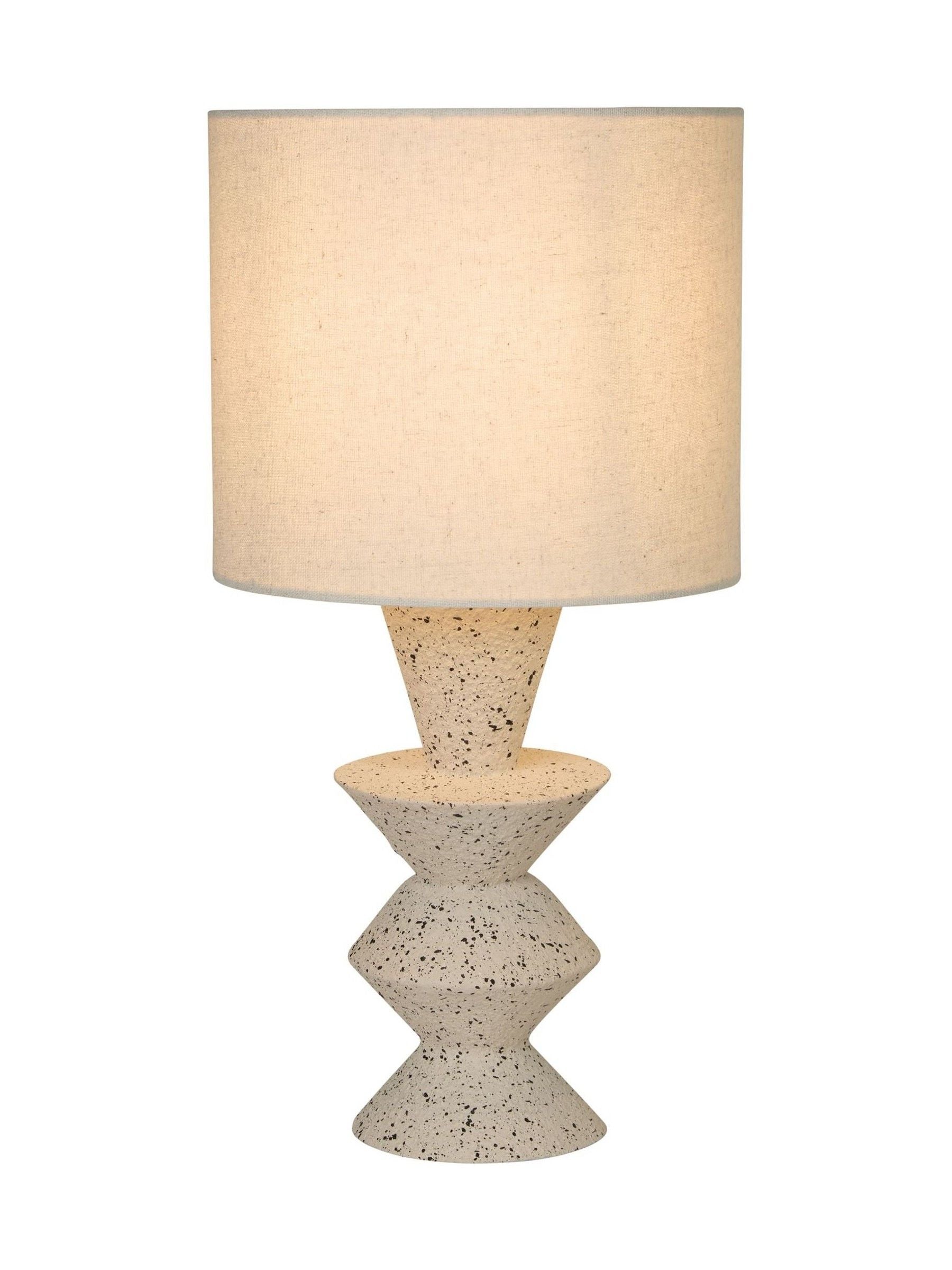 Searchlight Multi Morgan sculptural table lamp with terrazzo base (British brand)
