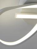 Searchlight White Twister LED ceiling light 36cm, UK version
