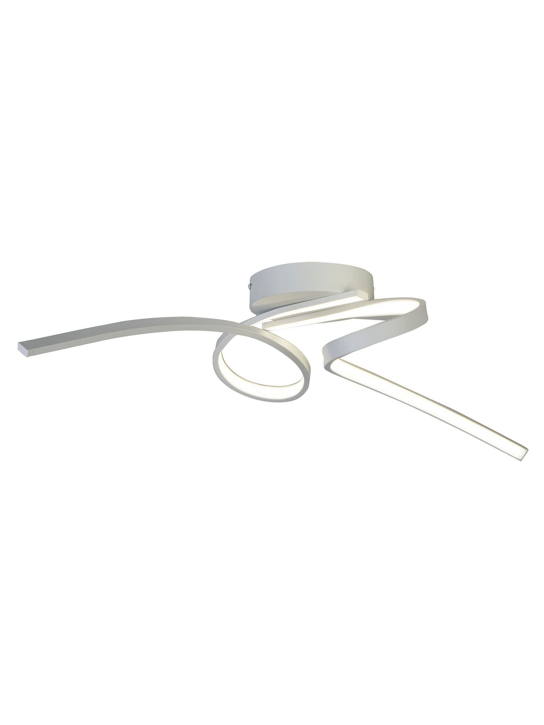 Searchlight White Twister LED ceiling light 36cm, UK version