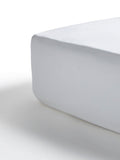 FBC white plain dye fitted sheet - British product