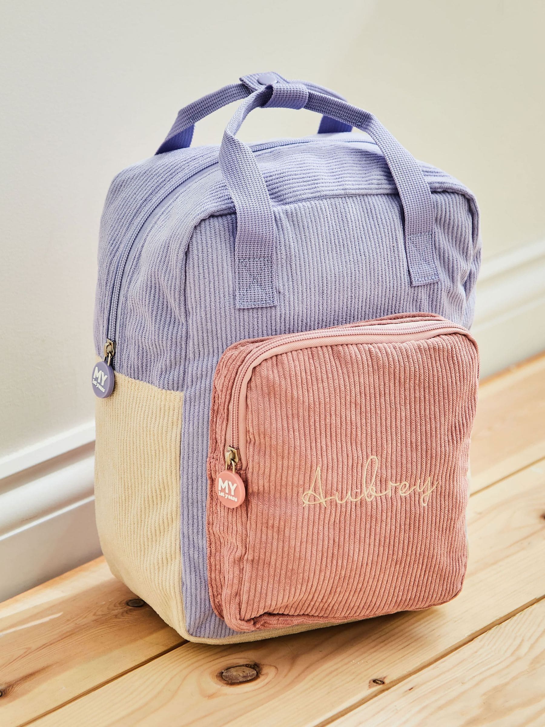 My 1st Years personalised corduroy backpack - British product