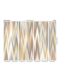 Origin Murals wall mural Natural Ikat Zig Zag 2.8m x 3.5m - British product