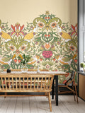 Origin Murals gold olive birds wall mural, imported from the UK