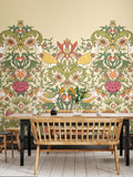 Origin Murals gold olive birds wall mural, imported from the UK