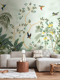 Origin Murals Forest Green Lemon Tree 2.8m x 3.5m Wall Mural