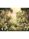 Origin Murals Green Jungle Trees A4 Wallpaper Sample