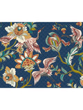 Origin Murals Navy Blue Cranes in Flight A4 Wallpaper Sample