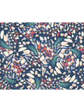 Origin Murals wallpaper sample butterfly wings navy coral A4 - British product