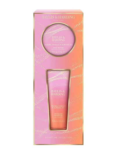 Next Baylis & Harding Jojoba, vanilje og mandelolje uimotståelig kroppspleie duo gavesett - Kjøp online hos McGrocer