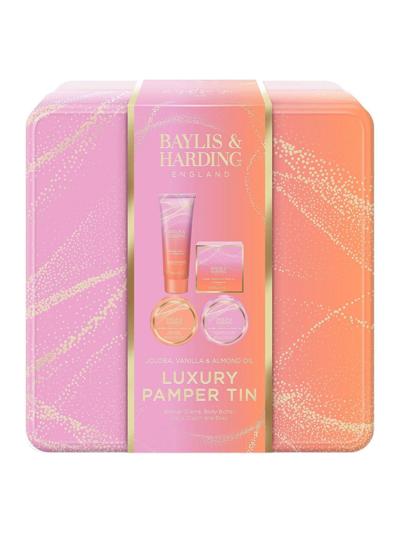 Baylis & Harding Jojoba, Vanilla & Almond Oil Luxury Pamper Tin Gift Set