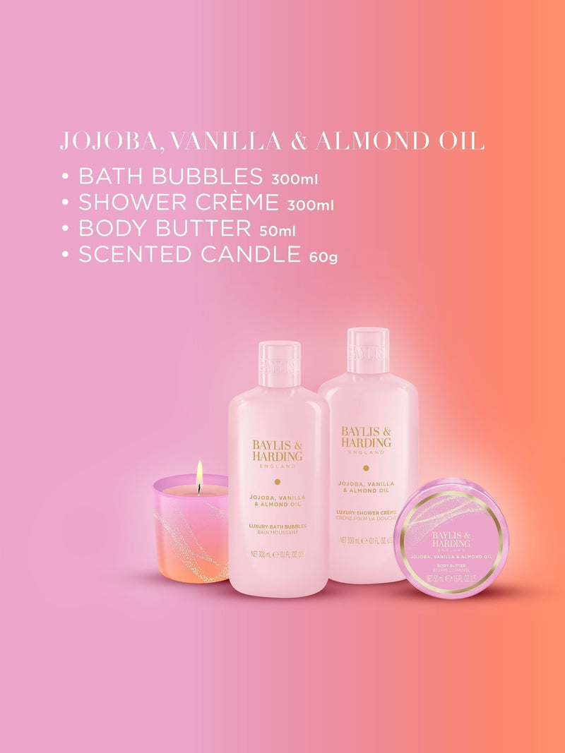 Baylis & Harding Jojoba Vanilla & Almond Oil Luxury Gift Set - British product