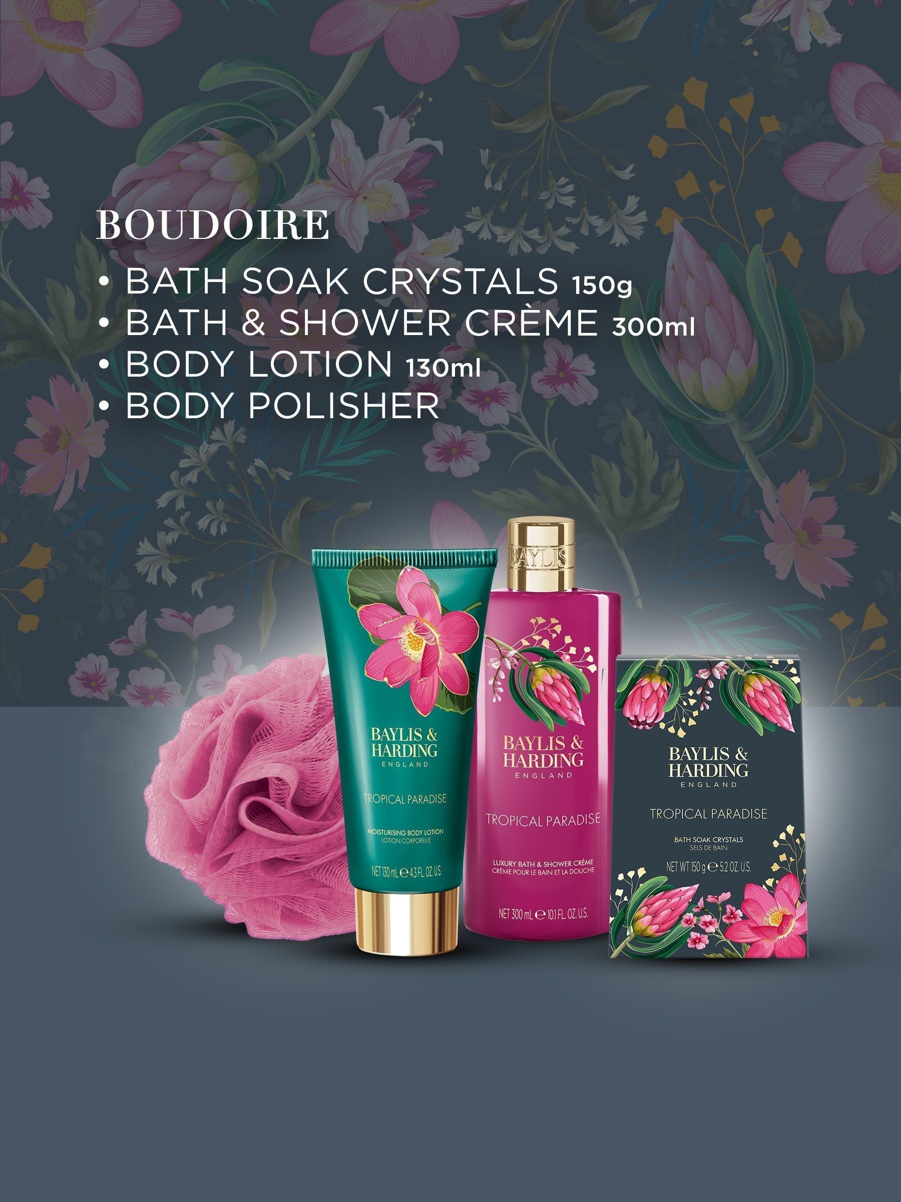 Baylis & Harding Boudoire Luxury Drum Gift Set