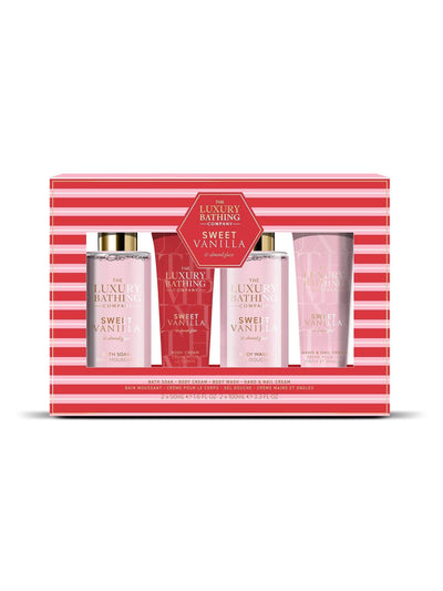 Next The Luxury Bathing Company Sweet Vanilla and Almond Top to Toe Essentials Gift Set- Buy online at McGrocer