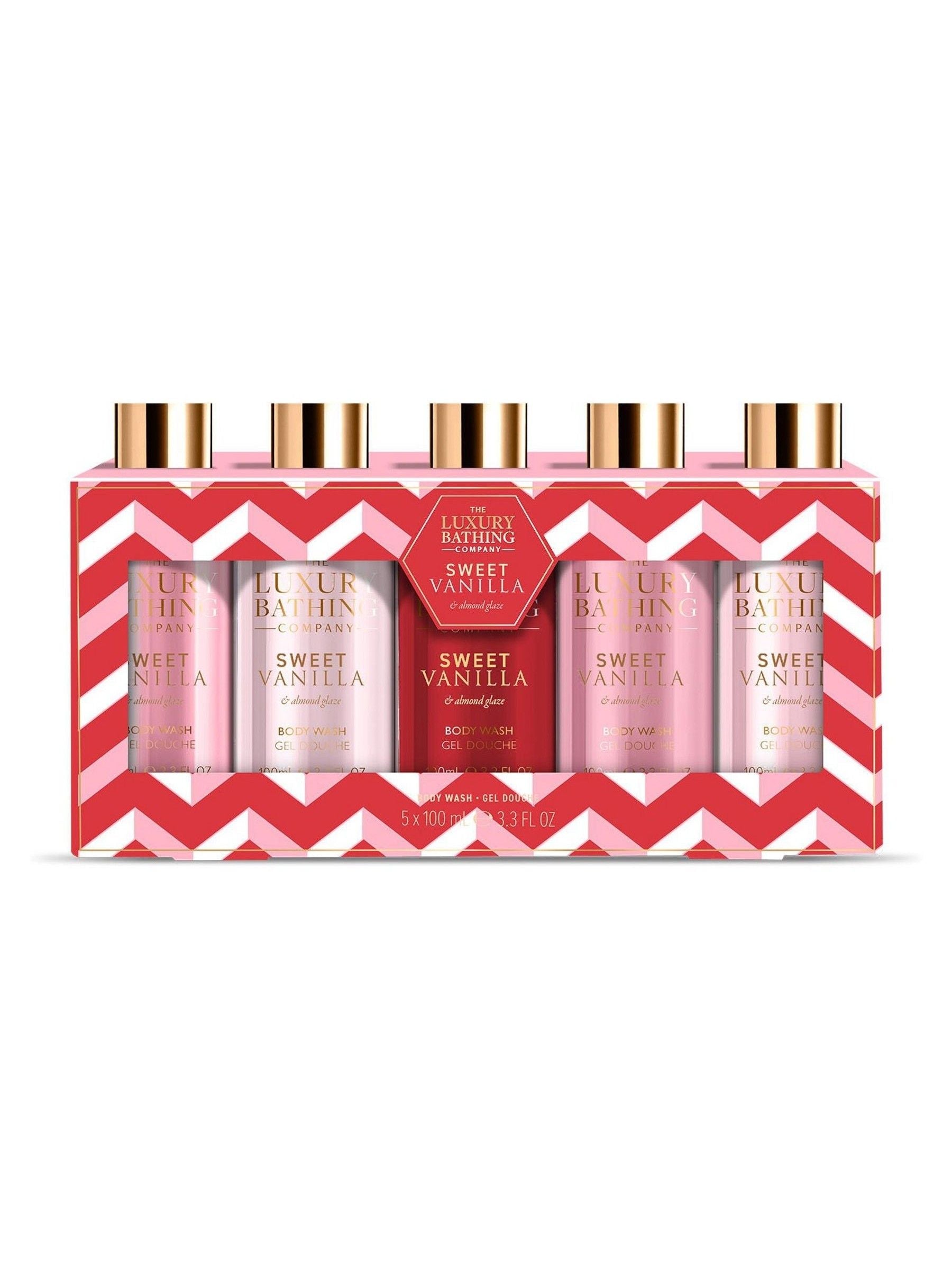 The Luxury Bathing Company Sweet Vanilla and Almond Relax and Unwind Gift Set