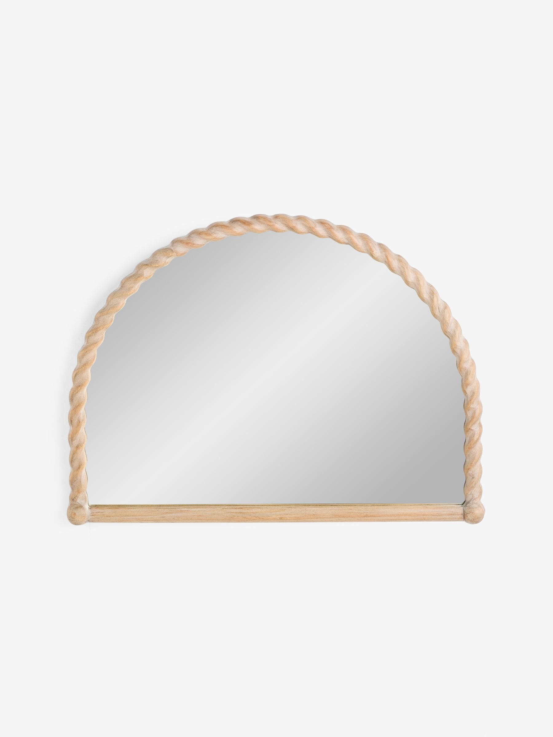 Brown barley twist mirror 60x80cm - British product