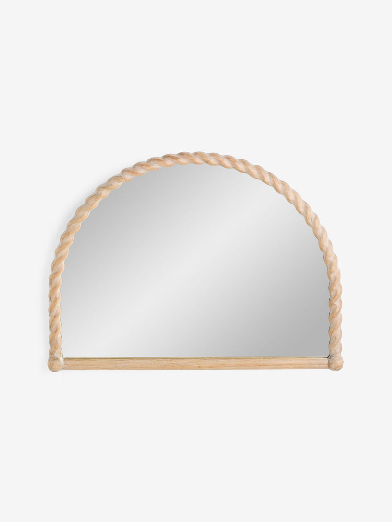 Brown barley twist mirror 60x80cm - British product