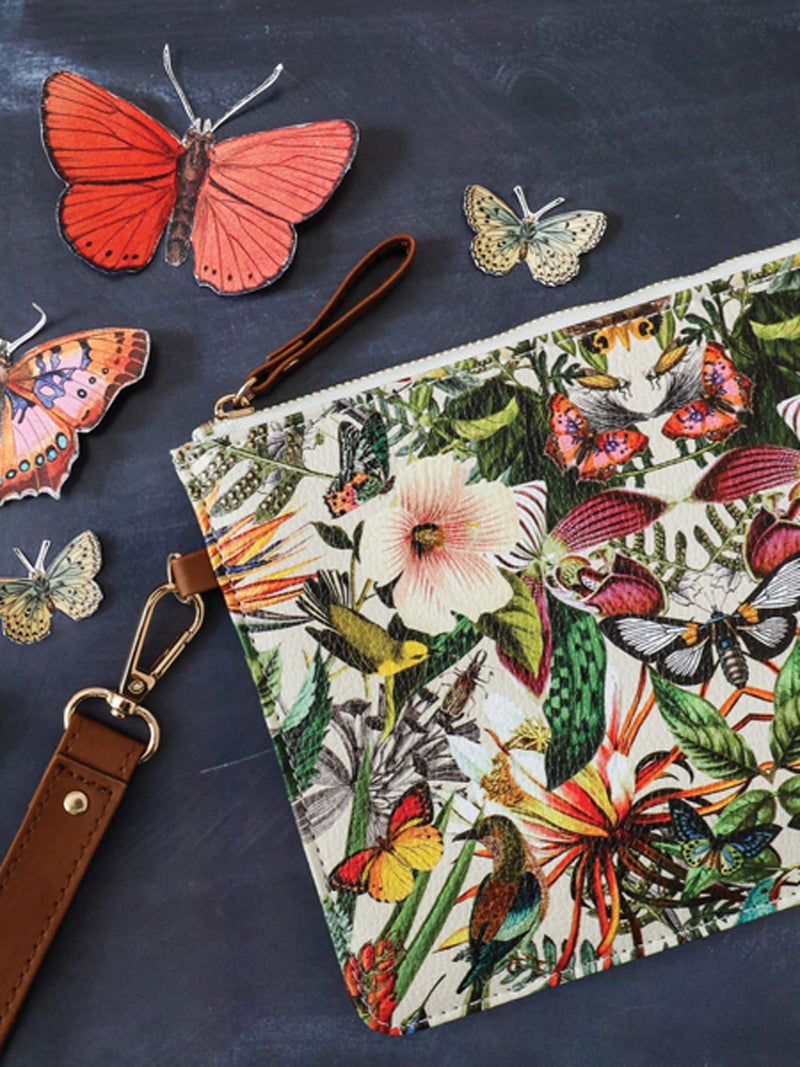 Portico Designs Archive botanical zip organiser case 22x15.5cm, UK version