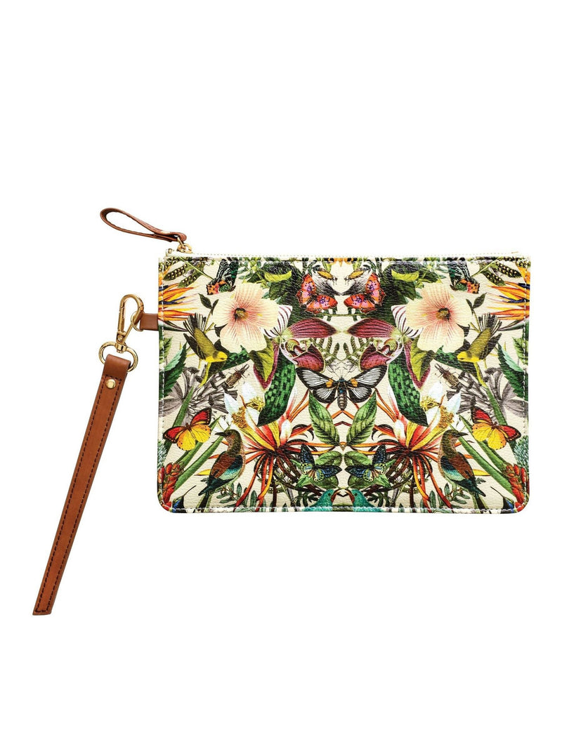 Portico Designs Archive botanical zip organiser case 22x15.5cm, UK version
