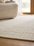 Cream Scandi Texture rug, UK version