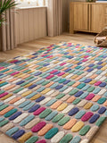 Pastel Brights Sketch Wool Rug