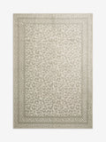 Natural washable leopard print rug, imported from the UK