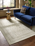 Natural washable leopard print rug, imported from the UK