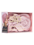 Slip silk lined hair turban pink (British brand)