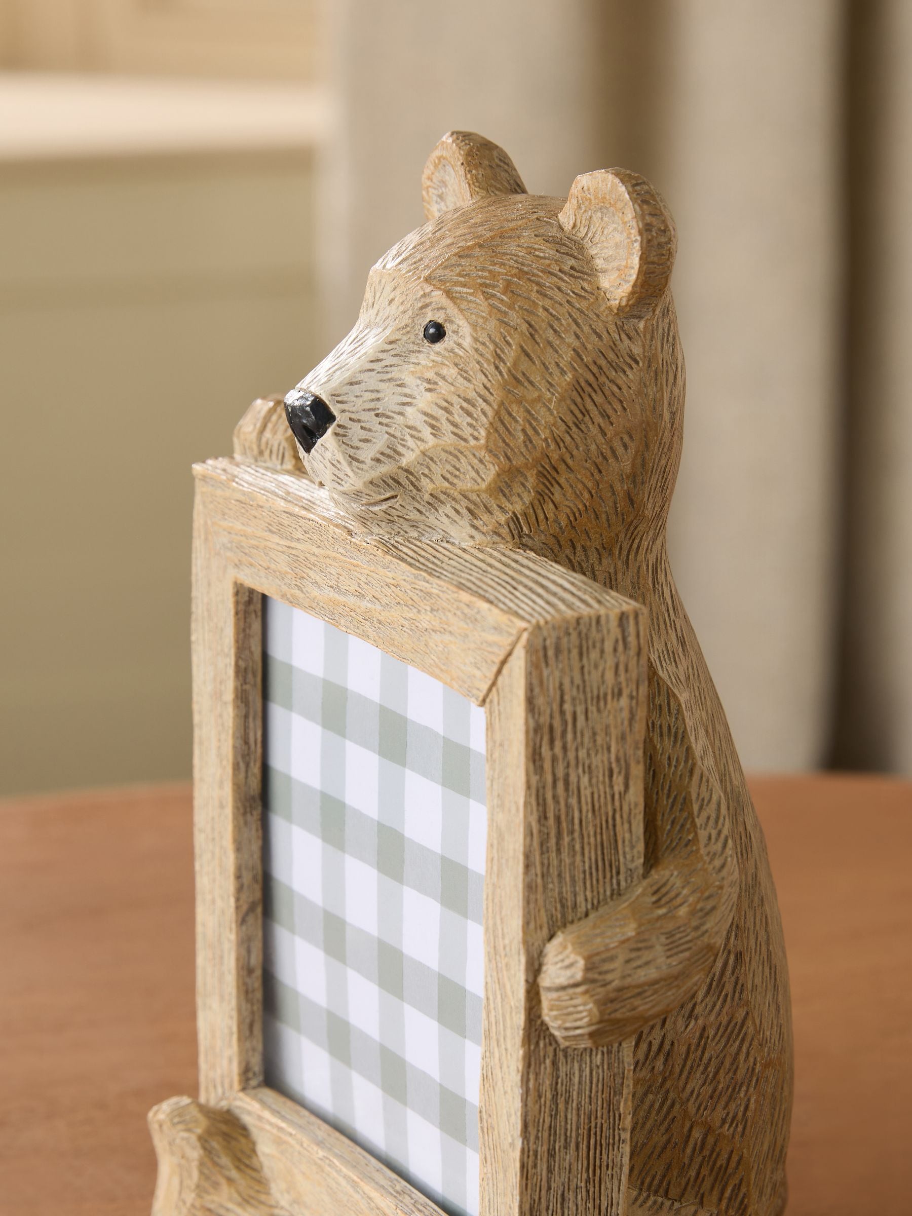 Bertie Bear photo frame 4x4 inch - British product
