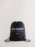 smALLSAINTS Black Back to School Underground Logo Drawstring Bag