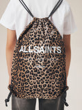 AllSaints leopard print drawstring bag for school, UK version