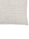 Gallery Home cream chenille cushion 55cm, imported from the UK
