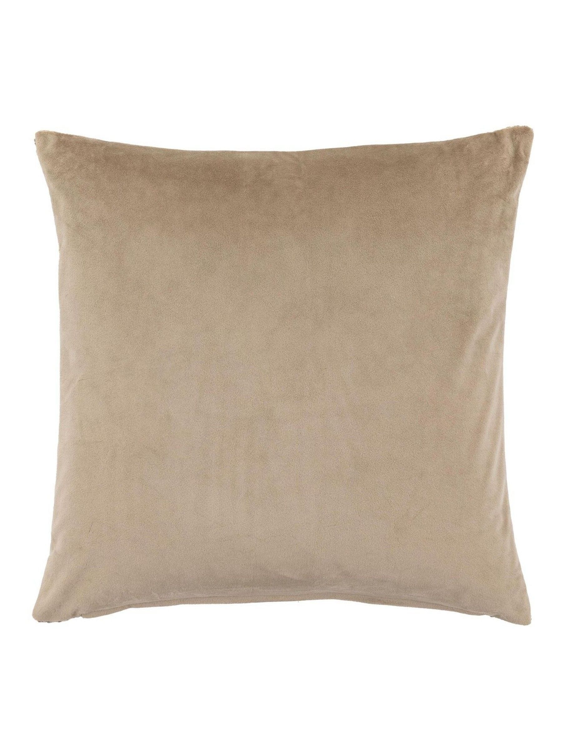 Gallery Home cream basketweave chenille cushions 45x45cm, UK version